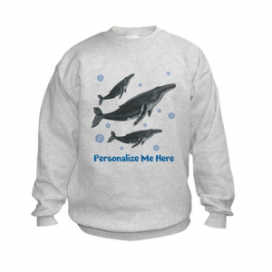 Personalized Humpback Whale Sweatshirt