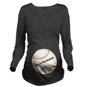 Personalized Baseball Maternity T