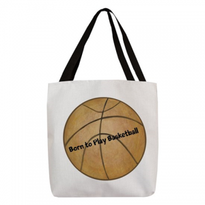 Personalized Basketball Tote Bag